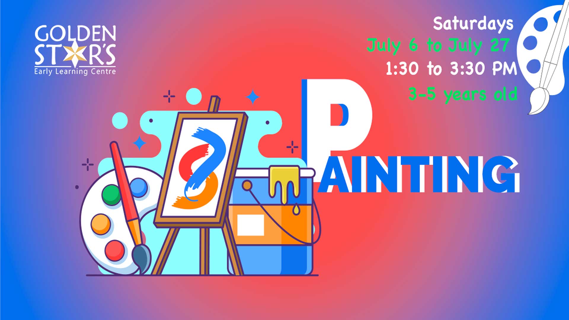 4-Week Art Adventure for Tiny Artists on Saturdays