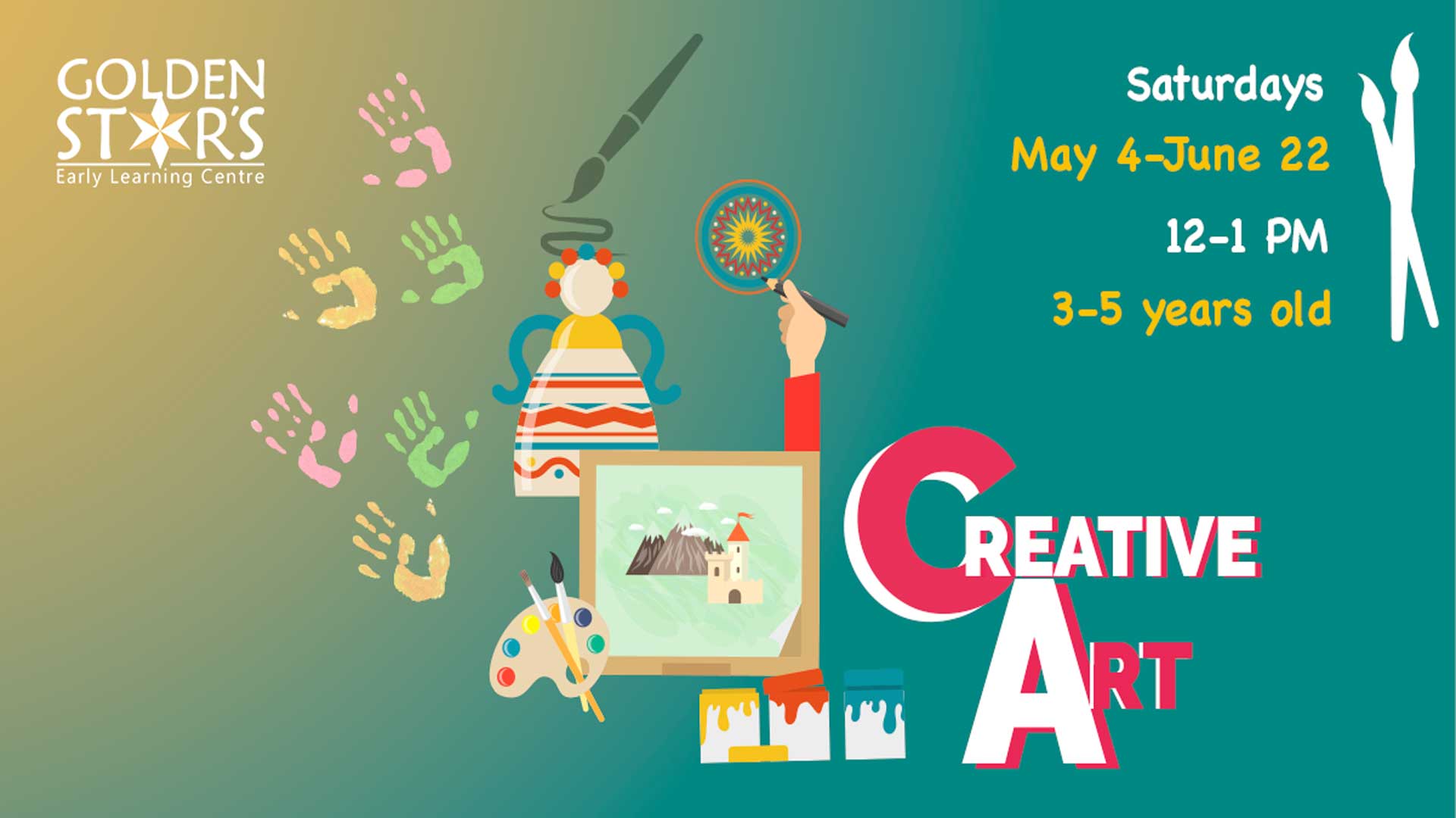 Creative Arts on Saturdays at 12PM